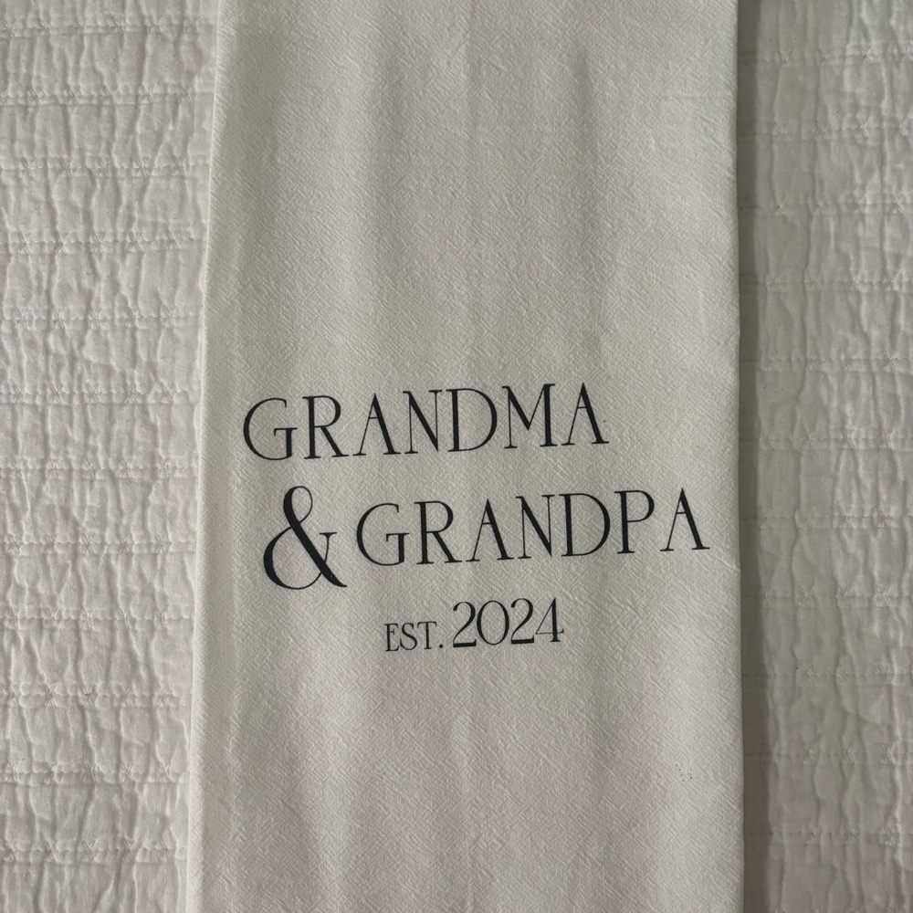 White Kitchen Flour Sack Towel